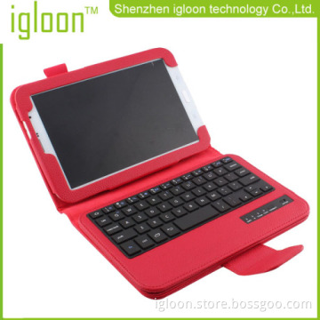 Bluetooth Keyboard With Leather Case For Samsung Galaxy Note 8.0 N5100 